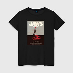 Женская футболка Челюсти Jaws