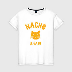 Женская футболка Nacho El Gato