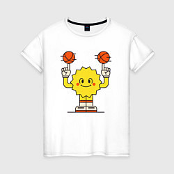 Женская футболка Sun Basketball