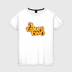 Женская футболка It Takes Two Logo