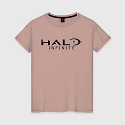 Футболка хлопковая женская Halo Infinite, цвет: пыльно-розовый