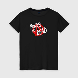 Женская футболка Punk’s Not Dead