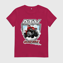 Женская футболка Квадроцикл