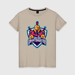 Женская футболка Crypto hunter