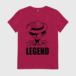 Женская футболка Луффи Легенда One Piece