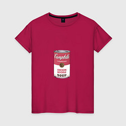 Женская футболка Энди Уорхол - Банка супа