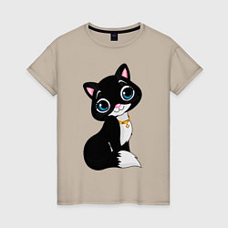 Женская футболка Домашняя кошечка