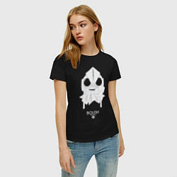 Футболка хлопковая женская Тинкер из Доты 2, цвет: черный — фото 2