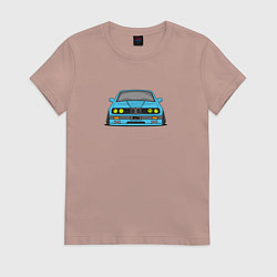 Женская футболка Bmw e30 drift stance