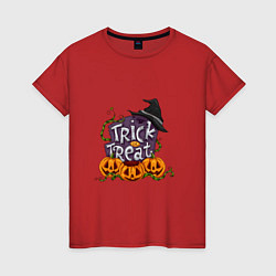 Женская футболка Trick or treat