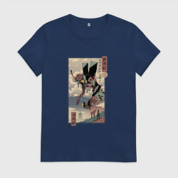 Женская футболка ЕВАНГЕЛИОН ДРЕВНЯЯ ГРАВЮРА