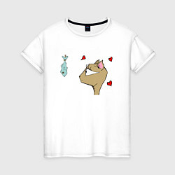Женская футболка Love Fish