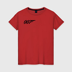 Женская футболка 007 лого