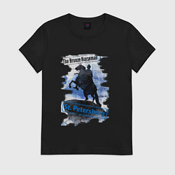 Женская футболка The Bronze Horseman