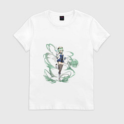 Футболка хлопковая женская Сахароза в деле, цвет: белый