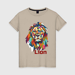 Женская футболка Lion