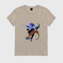 Женская футболка Экзотика джунглей