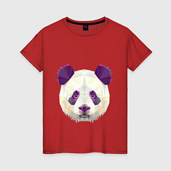 Женская футболка Фиолетовая панда