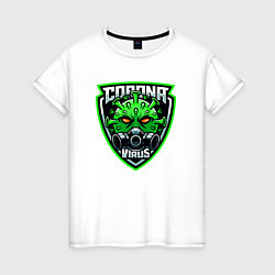 Женская футболка Corona Virus