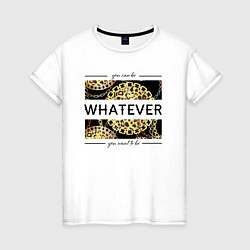 Женская футболка Whatever versace