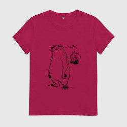 Женская футболка Курьер - Медведь и Трактор 2