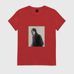 Футболка хлопковая женская Daryl Dixon, цвет: красный