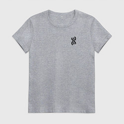 Женская футболка Биология ДНК