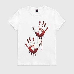 Женская футболка Следы