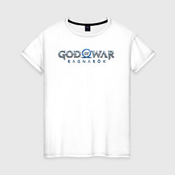 Женская футболка God of War Ragnarok лого