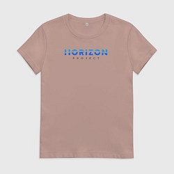 Женская футболка Проект Горизонт