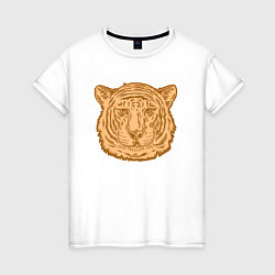 Женская футболка Coffee Tiger