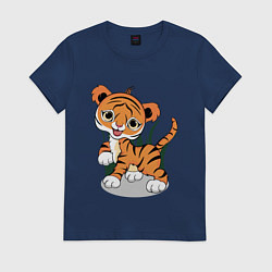 Женская футболка Тигренок