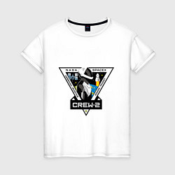 Женская футболка SPACE X CREW-2