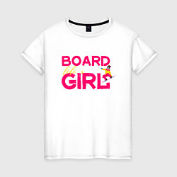 Женская футболка BOARD LIKE A GIRL