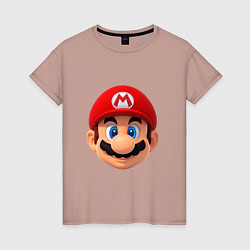Женская футболка MarioHead