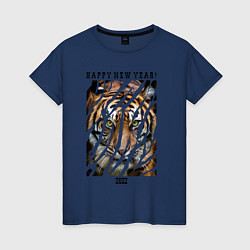 Женская футболка Happy New Year Tiger