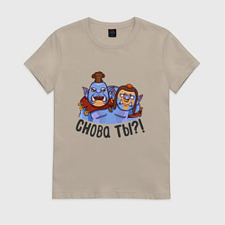 Женская футболка Огр Маг