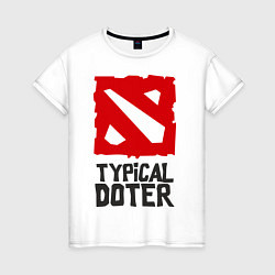 Женская футболка Typical Doter