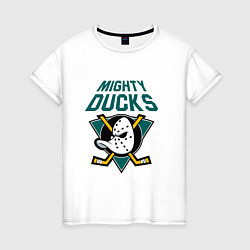 Женская футболка Анахайм Дакс, Mighty Ducks