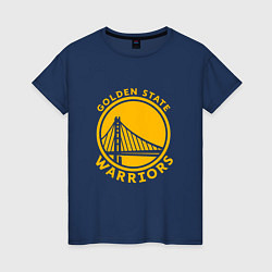 Футболка хлопковая женская Golden state Warriors NBA, цвет: тёмно-синий