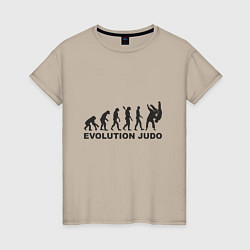 Женская футболка Эволюция Дзюдо