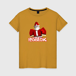 Женская футболка Санта Robloх