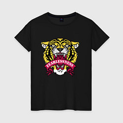 Женская футболка Бесстрашный гордый тигр