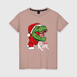 Женская футболка T-rex Merry Roar