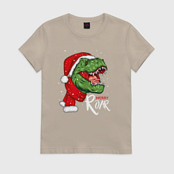 Женская футболка T-rex Merry Roar