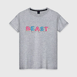 Женская футболка Mr Beast - Art 1