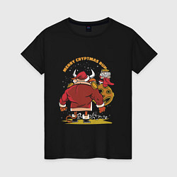 Женская футболка Merry Christmas Run
