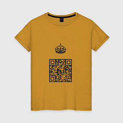 Женская футболка QR King