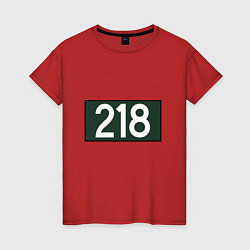 Женская футболка 218 Игрок