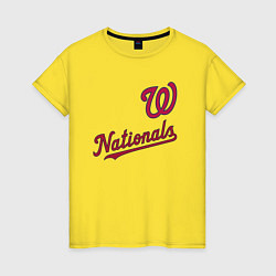 Женская футболка Washington Nationals - baseball team!